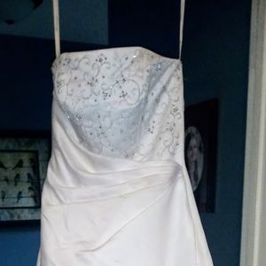 David's Bridal White Michelangelo